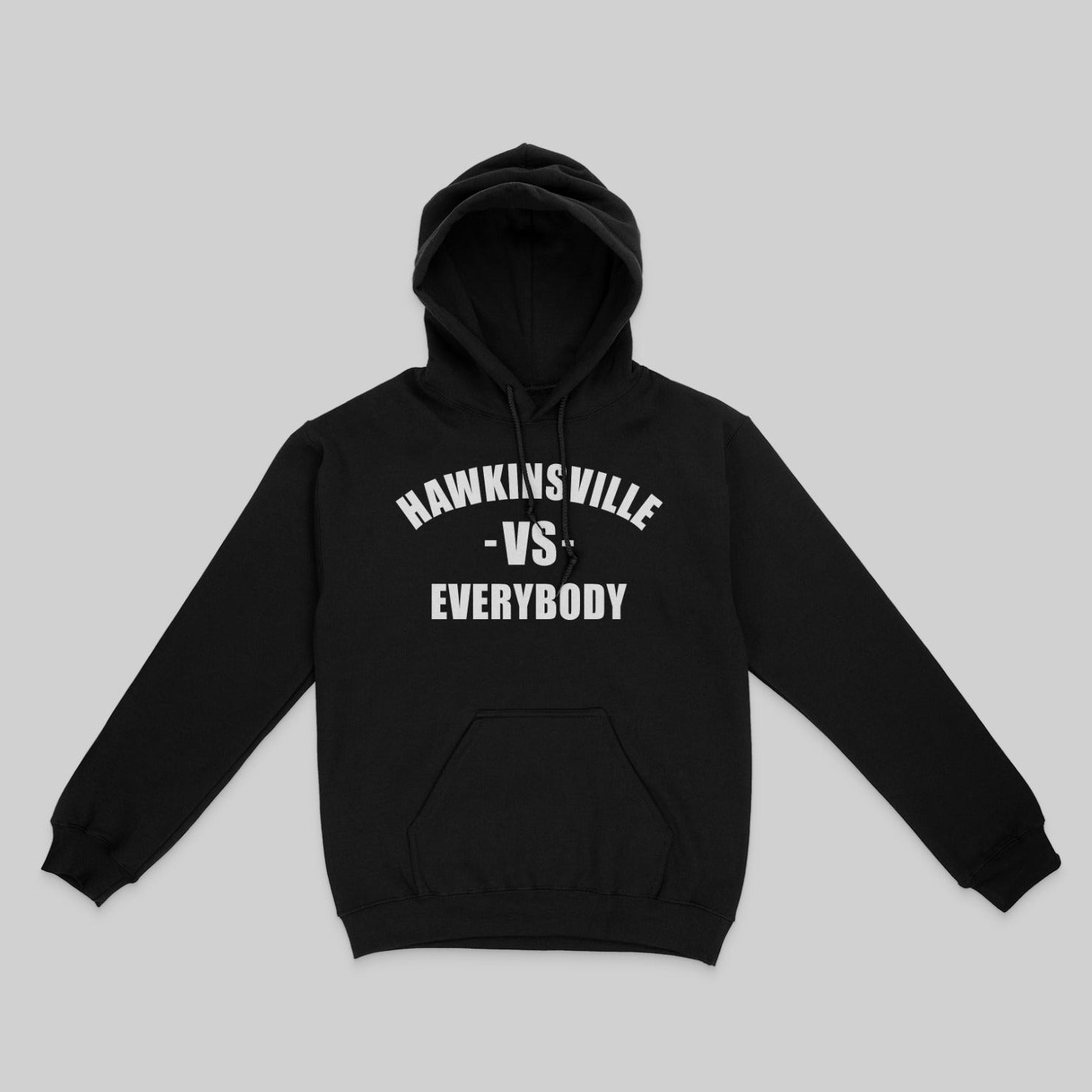 Black Hawkinsville-VS-Everybody Hoodie