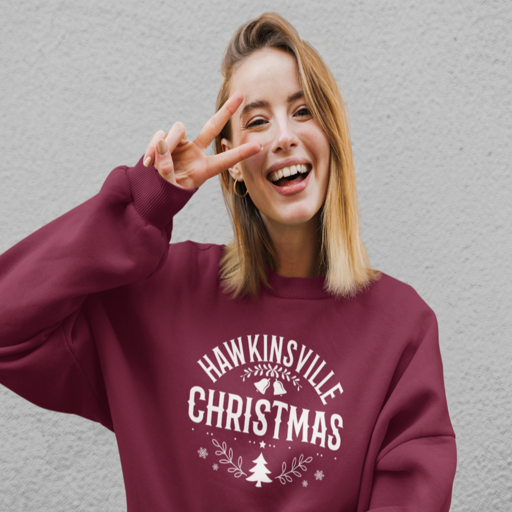 Hawkinsville Christmas Sweatshirt