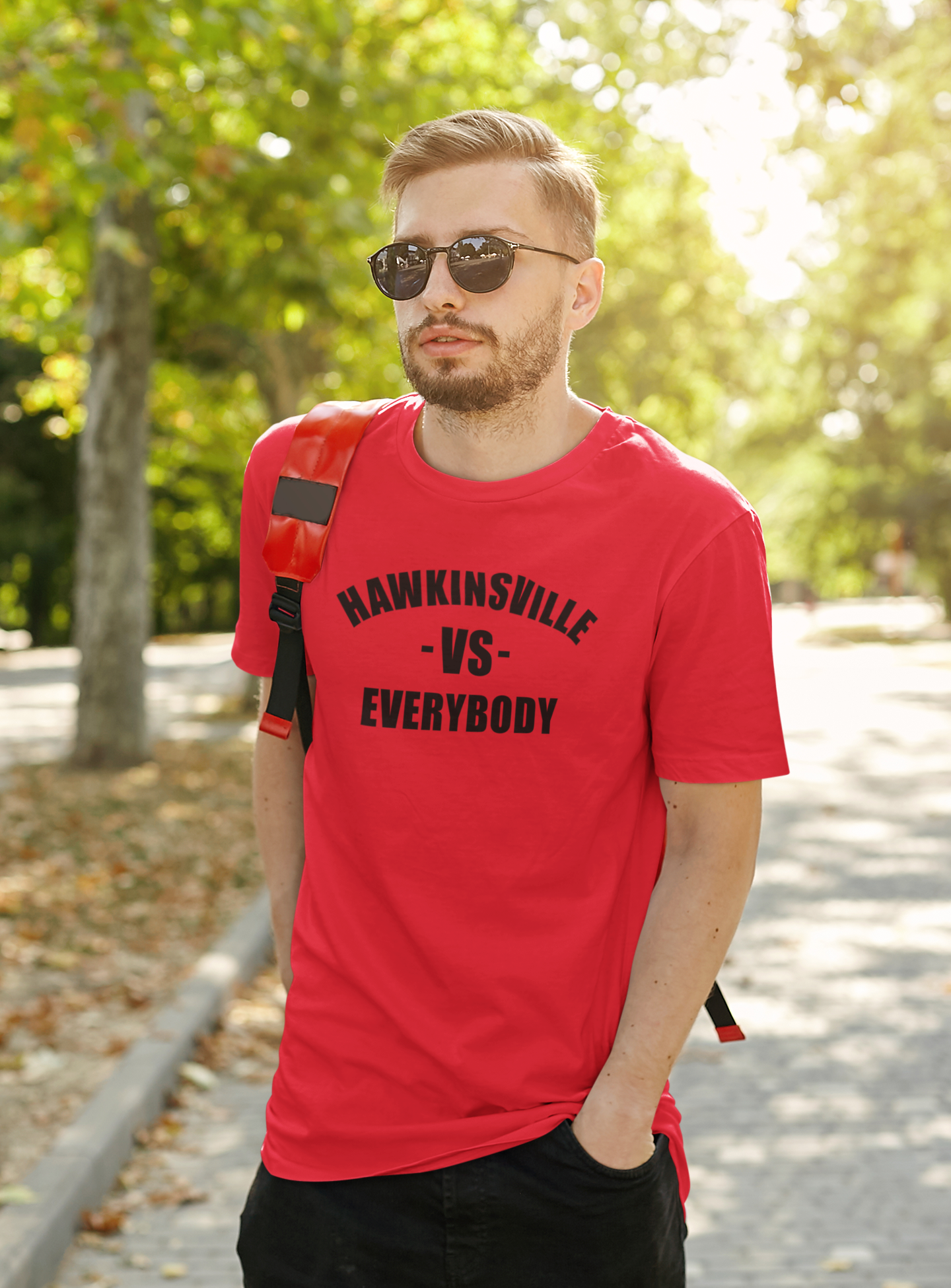 Red Hawkinsville-VS-Everybody Tee